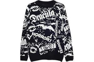 Popgear Herren Universal Monsters Dracula Men's Knitted Jumper Black