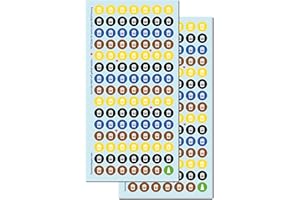 ‎HEAVEN+PAPER heaven+paper Aufkleber Mülltonne für 2024 Kalender | 210 selbstklebende Sticker für Jahresplaner und Wandkalender zur Müllabfuhr Leerung - Biomüll Restmüll Papiertonne gelber Sack