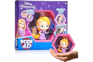 WOW! PODS - 4D Disney Rapunzel, Unique Connectable Collectable Bobble-head figure that Bursts from their World into Yours, Wall or Shelf Display, Disney Toys and Gifts, Series 1 no. 429
