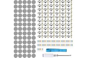 TOPCZY 65Pcs Rivets de Garniture de Toit de Voiture Set, Rivets de Réparation de Ciel de Toit Universel, Bouton de Réparation de Toit de Voiture avec Épingles Tournevis Ruban à Mesurer pour Véhicules
