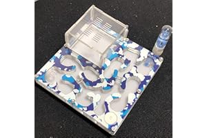 ant grape 140 * 140mm großer Raum Camouflage-Ameisenfarm-Ameisenhügel Pädagogisches Formicarium mit Feuchtigkeits- und Wasserzufuhr für LIVE-Ameisen (Camouflage Winter)