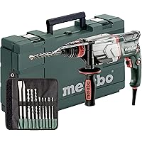 Metabo Multihammer UHE 2660-2 Quick Set Extrem robust für harten Dauereinsatz - inkl. SDS-plus-Bohrer-/Meißelsatz (10…