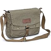 Gootium 30624 Vintage Canvas Messenger Bag Men's Shoulder Bag