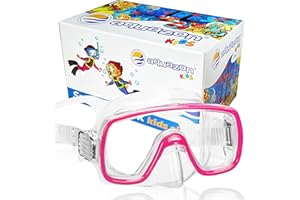 AQUAZON Fun Occhiali Impermeabili da Snorkeling per Bambini, Occhiali da Immersione, Occhiali da Nuoto, Maschera da Immersione, da 3-7 Anni, Molto robusti, Alto Comfort