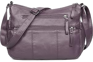 VOLGANIK ROCK Handbags for Women Shoulder bag for women Soft PU Leather Handbag Crossbody bag Multi Pockets Handbag shoulder bag Ladies handbags Travel Bag