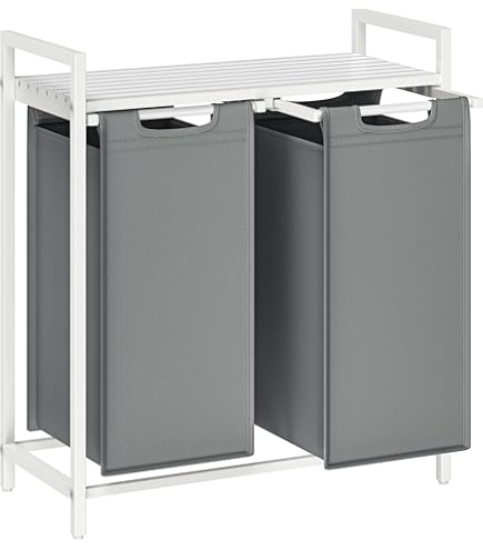 Cestello Portabiancheria Con Rotelle - Grande Capacità, Per Carico Pesante, Con Ruote Per Facile Movimento - Foto 4