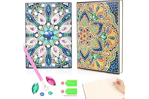 OWill Craft Kits for Kids Age 5 6 7 8 Year Olds Girls,Notebook Diamond Art Painting Kit Arts and Crafts for Girls Kids Age 6-12,DIY Painting Set for 9-10 Year Old Girl Gifts