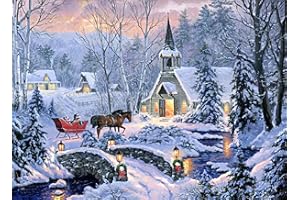 ELETIFFI Diamond Painting Kit Completo Disegni Con Perline Da Attaccare Pittura Diamante 5d Paesaggi Quadri Diamanti Incollare Animali Regalo Donna Compleanno Anniversario Per Lui Amica Gift Parete Decorazioni