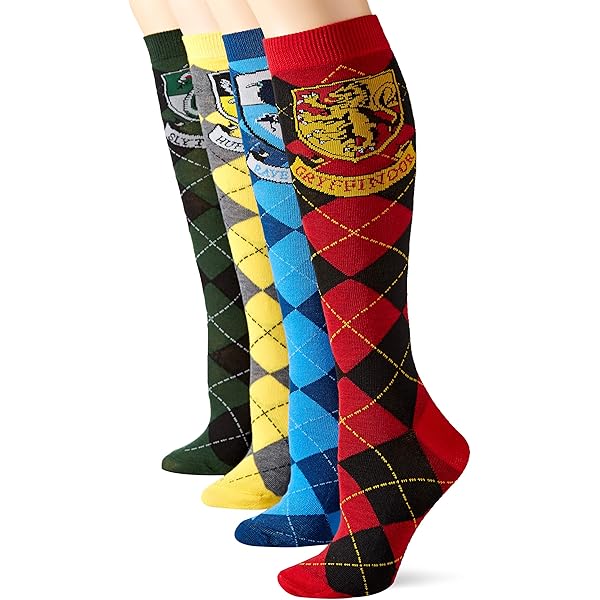 Harry Potter Haus Socken - Gryffindor Ravenclaw Slytherin Hufflepuff Kniestrümpfe