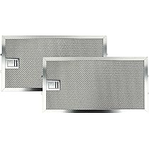 vhbw 2x Filter Metalen Vet Filter Vervanging voor Miele 8258211 voor Afzuigkap Ventilator metaal