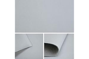 2R STOCK TramaTessile | Tessuto Cielo Auto Rivestimento Padiglione (Grigio Chiaro, 3,00x1,40 mt)