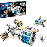 LEGO&reg; City Ay Uzay İstasyonu 60349-6 Yaş ve &Uuml;zeri &Ccedil;ocuklar i&ccedil;in 5 Astronot Minifig&uuml;rl&uuml; Oyuncak Yapım Seti (500 Par&ccedil;a)