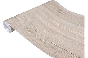 ‎DECOMEISTER DecoMeister Klebefolie in Holz-Optik Holzfolien Deko-Folien Holzdekor Selbstklebefolie Möbelfolie Selbstklebend Fertigrolle Holz Folie für Möbel Sanremo Eiche Sand 67,5x200 cm