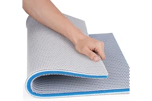 Borlech Aquarium Filter Media Sponge Pad, Multi-Layer Foam Filter Floss for Fish Tank Filters Accessories (60 x 40 x 1.5 cm)