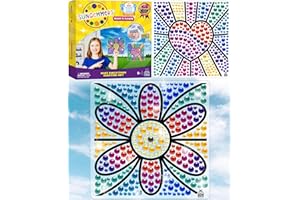 PURPLE LADYBUG SUNGEMMERS - Kit de manualidades de pintura de diamantes grandes para niños, gran regalo para niñas de 6 años, regalos de cumpleaños para niñas de 7 años y juguetes creativos para niñas de 8, 9, 10,