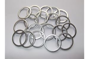 CARTEC-WALZ Cartec 100 Stück Aluminium-Dichtringe DIN 7603 Form A, Silber, 26 x 32 x 2,0 mm, VPE: 100 STÜCK