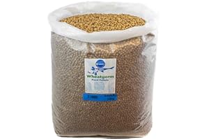 STARMERBAITS Wheatgerm floating winter koi feed pond pellets with spirulina (adult) 10kg