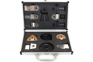 Kit de 13 lames Antler pour Fein Multimaster, Multi Talent, Einhell, Milwaukee, Bosch Multitool