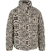 Karl Kani Damen KM233-024-1 KK Og Paisley Teddy Puffer Jacket