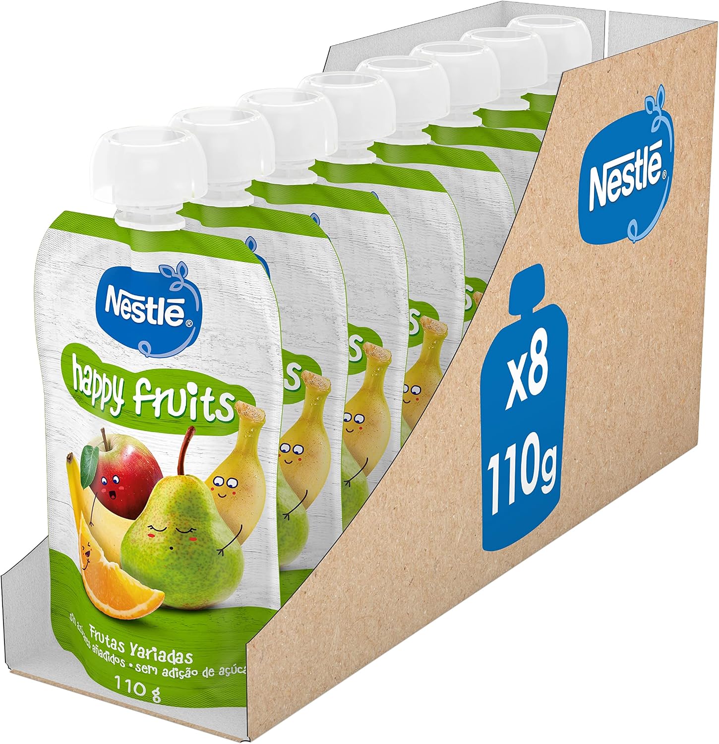 NESTLÉ Pure Happy Fruits 110g - Pack de 8