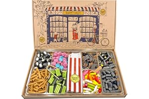 Heavenly Sweets | Großes Premium-Geschenkset mit finnischem Lakritz, 1,2 kg | Allsorts-Korb zum Selbermischen | Retro-Sortiment | Lakritz für Väter, Männer, Geburtstag, Vatertag, Sommerparty