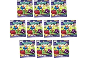 Magic Box Int. ZOMLINGS in the Town Zom Mobile & Crystal Zomling Blind Party Suprise Bag Pack de 10 – Serie 4
