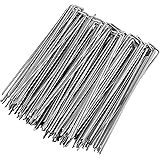 GardenMate 100 Erdanker VERZINKT aus Stahldraht 250mm lang, 25mm breit, Ø 4,1mm, Flacher Kopf - Für extrem Harte Böden