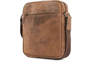 Berliner Bags Torba na ramię Tom ze skóry, mała torba na ramię dla mężczyzn