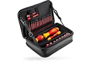 Wiha Juego de herramientas slimVario® electric en surtido de 32 uds. incl. bolsa funcional (43465)