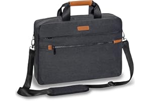 Pedea Torba na laptopa Elegance Pro torba na notebooka 15,6 cala (39,6 cm) torba na ramię z paskiem na ramię i kieszenią na tablet do 11 cali (27,96 cm), szara