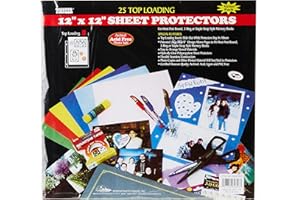 PIONEER PHOTO ALBUMS Pioneer Bulk Sheet Protectors for 12 x 12 Pages (Pack of 25)