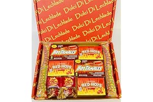 Cinnamon spicy hot American sweets box by Dolci Di Lechlade - Atomic Fireball Hot Tamales