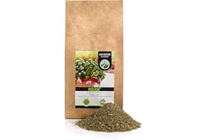 ALPI NATURE Bazylia suszona (500 g), bazylia heblowana, delikatnie suszona, 100% czysta i naturalna do przygotowywania mieszanek przypraw