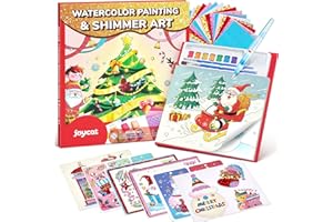 JoyCat Libri da colorare con acqua, Attività artistiche e creative, Arte senza disordine per bambini 4-8 anni, Kit e forniture creative, Attività fai-da-te, Regali per ragazze e ragazzi