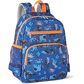 Amazon Essentials Children's School Backpack with Multiple Storage Pockets, Durable and Tear Resistant Backpack for Books and