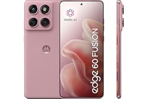 Motorola Edge 60 Fusion 256 Go, Smartphone debloqué, écran 6,67", Appareil Photo 50 MP, Batterie 5200 mAh, Zephyr (Rose), Coque de Protection et câble USB C Inclus