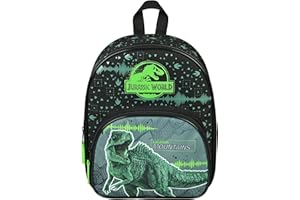 Undercover - Mochila infantil Jurassic World - con bolsillo frontal - para jardín de infancia, tiempo libre y viajes - resistente y práctica - para niños a partir de 4 años