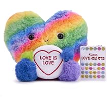 Posh Paws Swizzles Love Hearts Bruce The Bulldog Plüschtier - 18 Cm, Braun, Mit 'Top Dad' Herz