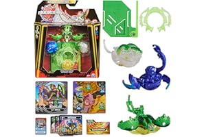 BAKUGAN 3.0 - STARTER PACK NOUVELLE GENERATION - Nillious, Hammerhead et Dragonoid Special Attack, 1 Anneau de Combat, 1 Carte Lanceur et 9 Cartes - Collection Jouet - Jouet Enfant 6 Ans Et +