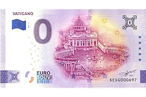 0 EURO SCHEIN Banconota da 0 Euro Vaticano · Souvenir Zero € · SEDG 2024-3