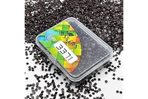 CARSILERS Carré Perles de Peinture Diamant 3371,Diamond Painting de Rechange pour Forets Manquants,Perles de Remplacement Rechange pour Pierres Précieuses,Perles à Broder,3500 Pièces