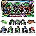 Monster Jam , Grave Digger 40Th Anniversary 8-Pack Monster Trucks With Bonus Accessories, 1:64 Scale, Kids Toys For Boys And Girls 3 And Up, Assorted