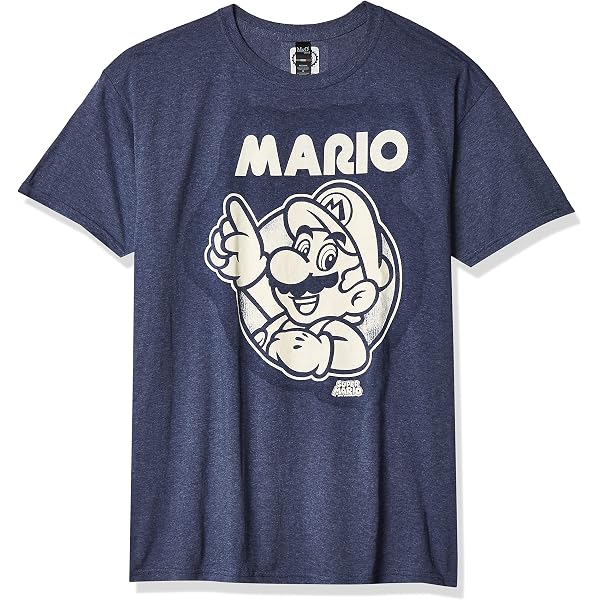 Super Mario Maglietta Grigia per Bambini di Nintendo Yoshi Boy 9-10 Anni