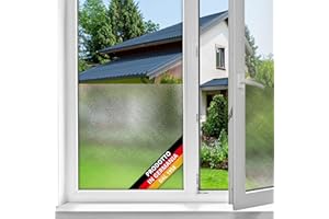 d-c-fix Pellicola vetri finestre privacy adesivo statico premium Milky oscurante opaca anti-uv decorative impermeabile per cucina, casa, ufficio, bagno, doccia carta 45 x 150 cm
