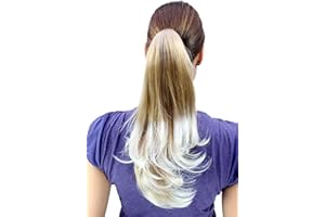 WIG ME UP Postiche, long, blond naturel, pointes bouclées (T400-27T613)