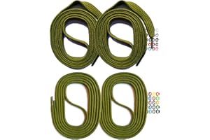 SNORS 2 PAIRES Lacets RONDS et PLATS 60-180cm, 22 Couleurs - lavables, indéchirable, élastiques, polyester - PREMIUM qualité lacets pour baskets, sneaker, chaussures de sport, laces