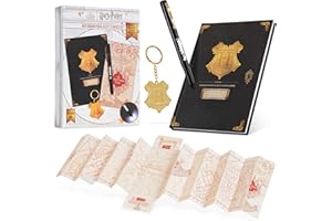 Harry Potter Zestaw papeterii z notatnikiem i zestawem długopisów, brelokiem i mapą maruderów