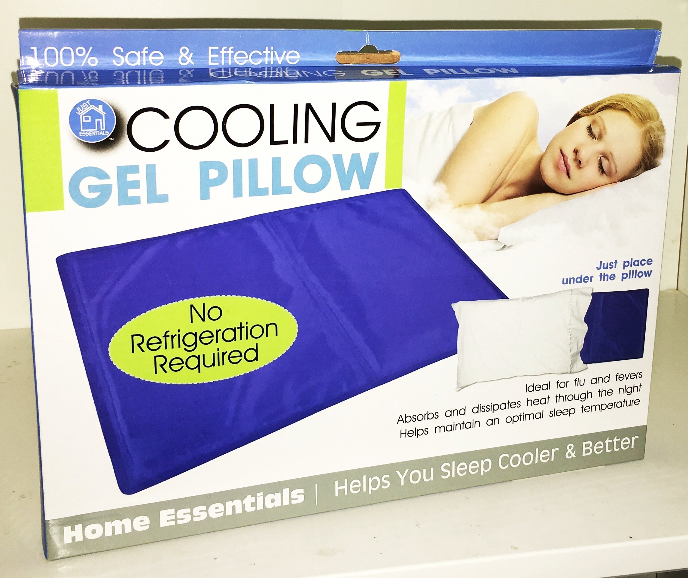 Gel Pillow Cooling Pad Heat Absorbing Hot Flush Cooler Flu Fever Eczema