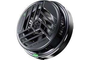 Black Shark Magnetic Cooler Refrigerador para Teléfonos Movil, Magnético Enfriador Teléfono Móvil De Enfriamiento Rápido del Teléfono Móvil, Radiador para iPhone, Juegos, Tiktok Transmisión en Vivo