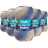 Utopia Crafts 5 x 100g DK Ombre Double Knitting Yarn 001
